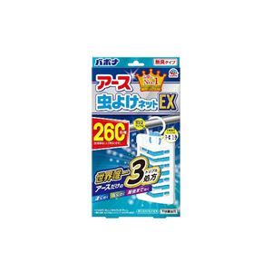 （まとめ） アース 虫よけネットEX 260日用 【×3セット】