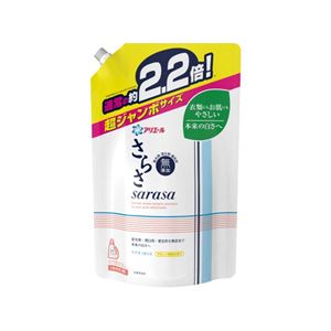 （まとめ） さらさ 洗剤 詰替え 超ジャンボサイズ 2kg 【×3セット】