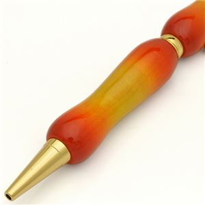 日本製 Air Brush Wood Pen サンバースト ボールペン(ギター塗装)【クロスタイプ/芯:0.7mm】桜/チェリーウッド 商品写真2