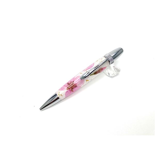 花柄 ボールペン/文房具 【桜ソメイヨシノ ピンク】 パーカータイプ 芯：0.7mm 日本製 文具 オフィス用品 『Frower Pen』