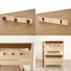 二段ベット用コートハンガー 【ナチュラル＆ブラウン】 日本製 木製 〔ベッドルーム 寝室〕 - 縮小画像1