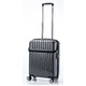 トップオープン スーツケース/キャリーバッグ 【ブラックカーボン】機内持ち込みサイズ 33L 『アクタス トップス』 - 縮小画像1