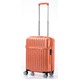 トップオープン スーツケース/キャリーバッグ 【オレンジカーボン】機内持ち込みサイズ 33L 『アクタス トップス』 - 縮小画像1