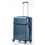 トップオープン スーツケース/キャリーバッグ 【ブルーカーボン】 Mサイズ 55L 『アクタス トップス』