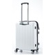 トップオープン スーツケース/キャリーバッグ 【ホワイトカーボン】 Mサイズ 55L 『アクタス トップス』 - 縮小画像2