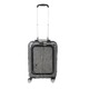 フロントオープン スーツケース/キャリーバッグ 【ブラックヘアライン】 35L 機内持ち込みサイズ 『アクタス ポライト』 - 縮小画像4