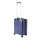フロントオープン スーツケース/キャリーバッグ 【ブルーヘアライン】 35L 機内持ち込みサイズ 『アクタス ポライト』 - 縮小画像2