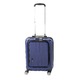 フロントオープン スーツケース/キャリーバッグ 【ブルーヘアライン】 35L 機内持ち込みサイズ 『アクタス ポライト』 - 縮小画像4