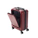 フロントオープン スーツケース/キャリーバッグ 【レッドヘアライン】 35L 機内持ち込みサイズ 『アクタス ポライト』 - 縮小画像6