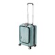 フロントオープン スーツケース/キャリーバッグ 【グリーンヘアライン】 35L 機内持ち込みサイズ 『アクタス ポライト』 - 縮小画像1