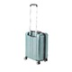 フロントオープン スーツケース/キャリーバッグ 【グリーンヘアライン】 35L 機内持ち込みサイズ 『アクタス ポライト』 - 縮小画像2