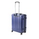 フロントオープン スーツケース/キャリーバッグ 【ブルーヘアライン】 60L Mサイズ 『アクタス ポライト』 - 縮小画像2