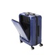 フロントオープン スーツケース/キャリーバッグ 【ブルーヘアライン】 60L Mサイズ 『アクタス ポライト』 - 縮小画像6