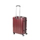 フロントオープン スーツケース/キャリーバッグ 【レッドヘアライン】 60L Mサイズ 『アクタス ポライト』 - 縮小画像2