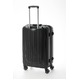 ツートンカラー スーツケース/キャリーバッグ 【Lサイズ ブラック/ブラック】 72L 『アクタス』 - 縮小画像2