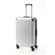 ツートンカラー スーツケース/キャリーバッグ 【Lサイズ カーボンホワイト/ブラック】 72L 『アクタス』 - 縮小画像1