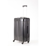 スーツケース/キャリーバッグ 【Mサイズ ブラック】 60L 『マンハッタンエクスプレス ワーゲン』