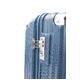 スーツケース/キャリーバッグ 【ジッパー ブルーシルバーヘアライン】 38.5L 機内持ち込みサイズ 『トラベリスト ストロークII』 - 縮小画像6