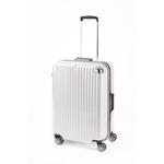スーツケース/キャリーバッグ 【ホワイトヘアライン】 Mサイズ 75L 『トラベリスト ストロークII』