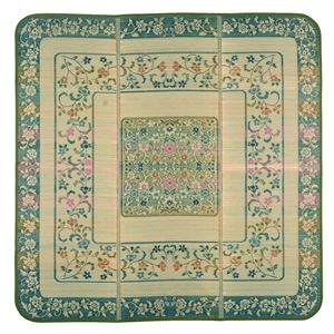 国産い草 ラグマット/絨毯 【約250×350cm グリーン】 日本製 縁：綿100％ 『エンペラー』 〔リビング ダイニング〕【代引不可】