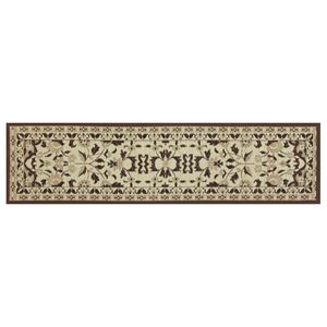 い草 玄関マット/フロアマット 【約35×120cm ブラウン】 長方形 縁：綿100％ 吸湿性 防滑加工 裏貼り仕様 『コンチェルト』【代引不可】