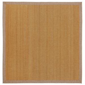 竹ラグ/ラグマット 【約180cm×240cm ベージュ】 長方形 表面：竹100％ 弾力性抜群 『カナパ2』 〔リビング ダイニング〕【代引不可】