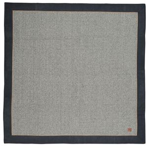 北欧風 キルトラグマット/絨毯 【約200×250cm ネイビー】 長方形 洗える 綿混 『カウニス』 〔リビング ダイニング〕【代引不可】