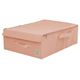 【2個セット】 マルチ収納ボックス/収納箱 【ベッド下収納 ピンク】 幅36cm フタ付き 『ストレリアナチュレ』 - 縮小画像1