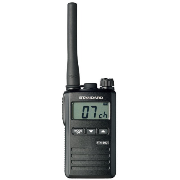 【スタンダード】 特定小電力トランシーバー 【FTH-307】 IP55防水 免許資格不要