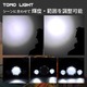 Tomo Light（トモライト） LEDヘッドライト ジョギング ウォーキング 自転車 釣り 三眼ライト PSE認証 18650型リチウムイオンバッテリー 2本付属【2個セット】 - 縮小画像3