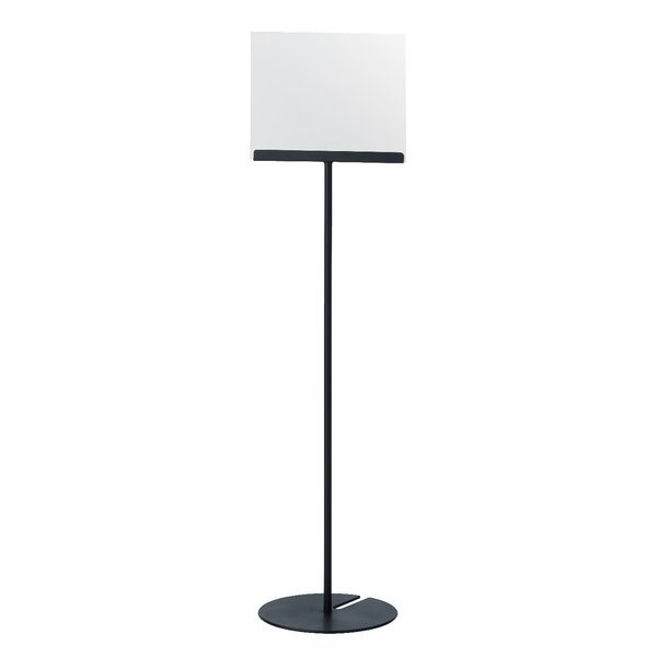 テラモト 2Wayサインスタンド ブラック A4（横）組立式