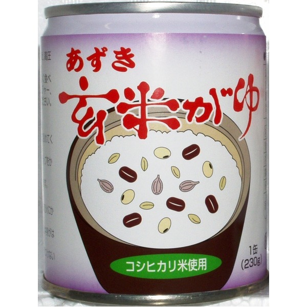 あずき玄米がゆ 缶詰 【20缶セット】 各230g 玄米 小豆 はと麦 大豆 食塩 〔保存食 非常食 ストック〕