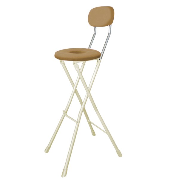 折りたたみ椅子 スイーツチェアハイトール アイボリー／ミルキーホワイト【代引不可】