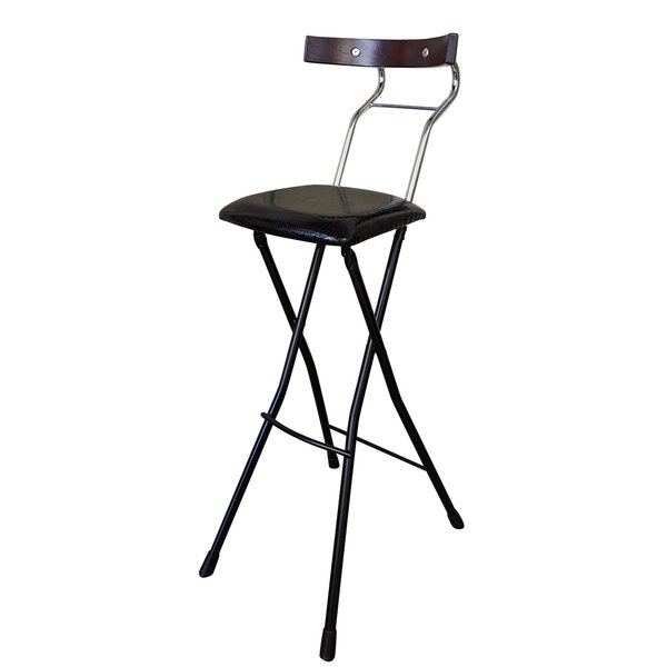 折りたたみ椅子 ロイドチェアハイトール リザードブラック【代引不可】