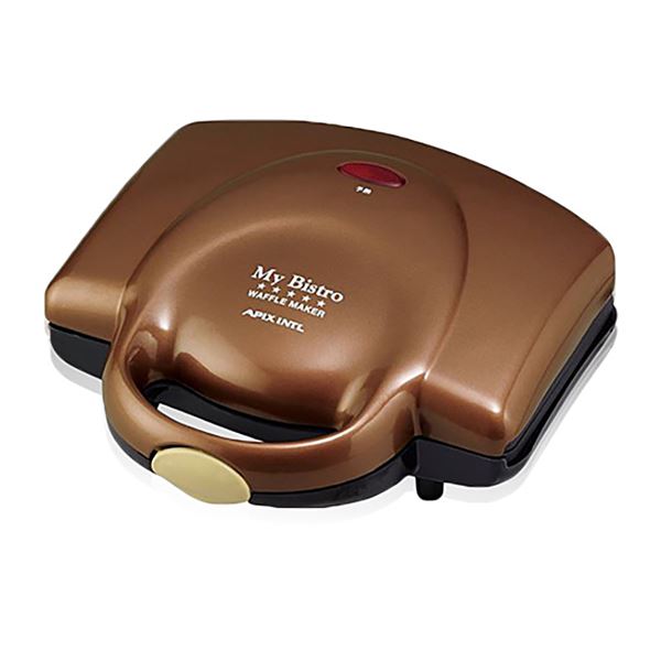 ワッフルメーカー キッチン家電 約幅233×奥行227×高さ92mm フッ素加工プレート 省スペース収納 キッチン 台所