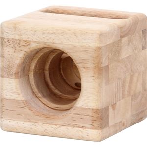 木製 スピーカー/音響用品 【ナチュラル】 差込口サイズ約幅8.5(有効幅7.5cm)×奥行1.6cm 電源不要 〔リビング〕