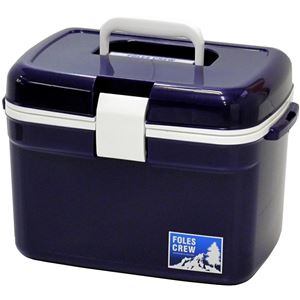 クーラーボックス 13L フォレスクルー ダークブルー 肩ベルト付き ふた付き アウトドア レジャー キャンプ バーベキュー