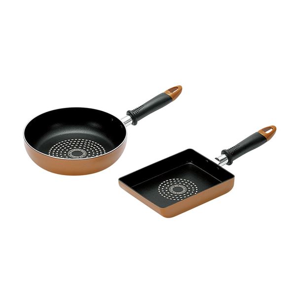 IH対応 フライパン20cm＆玉子焼13×18cm KKCH-501S