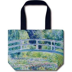 名画 バッグ 〜ミュージアムアートコレクション〜 Lサイズ モネ 「睡蓮の池と日本の橋」