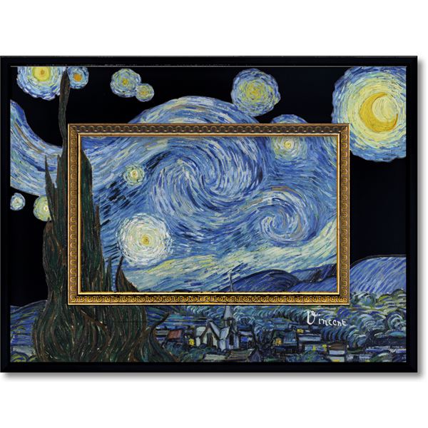 ユーパワー 名画ビッグアート Sサイズ ゴッホ「ゴッホ「星月夜」