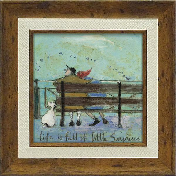 ユーパワー サム・トフト Gel加工 アートフレーム Sサイズ 「リトル サプライズ」