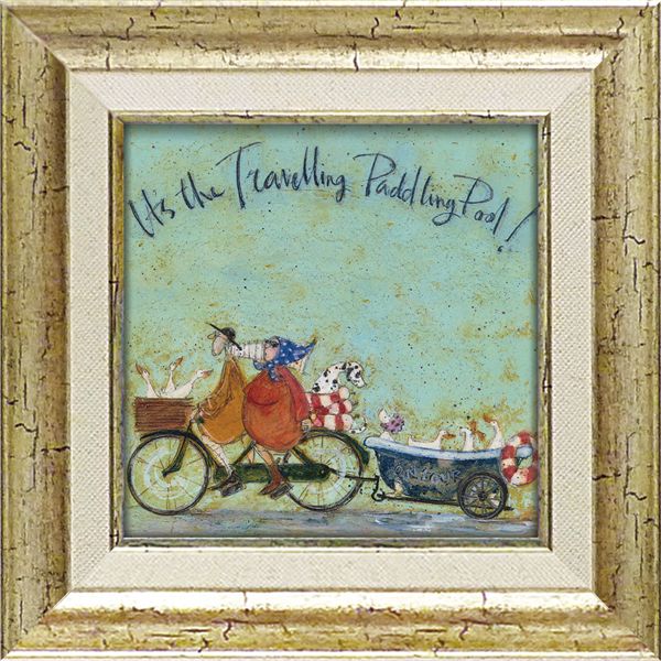 ユーパワー サム・トフト Gel加工 アートフレーム Sサイズ 「旅するプール」