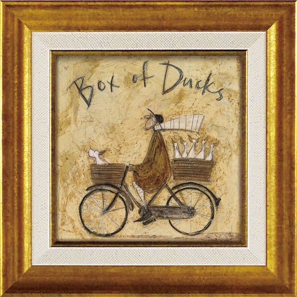 ユーパワー サム・トフト Gel加工 アートフレーム Sサイズ 「アヒル ボックス」