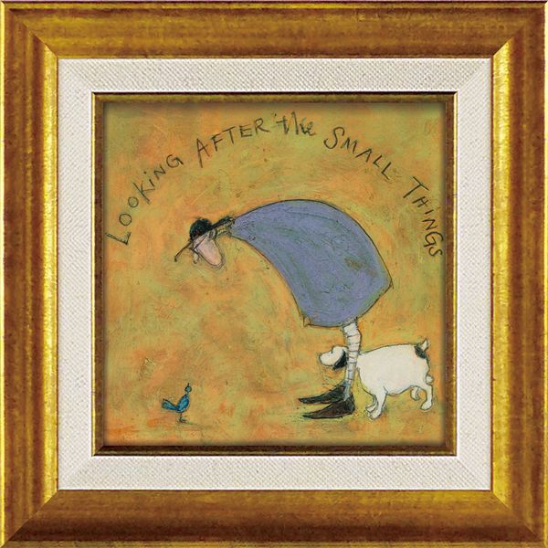 ユーパワー サム・トフト Gel加工 アートフレーム Sサイズ 「小さなことからコツコツと」