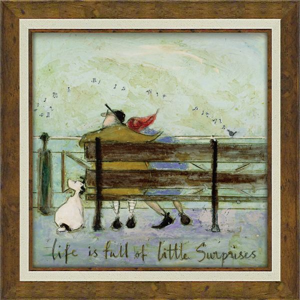 ユーパワー サム・トフト Gel加工 アートフレーム Mサイズ 「リトル サプライズ」