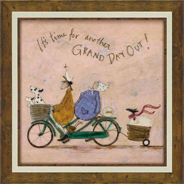 ユーパワー サム・トフト Gel加工 アートフレーム Mサイズ 「グランド デイ アウト」