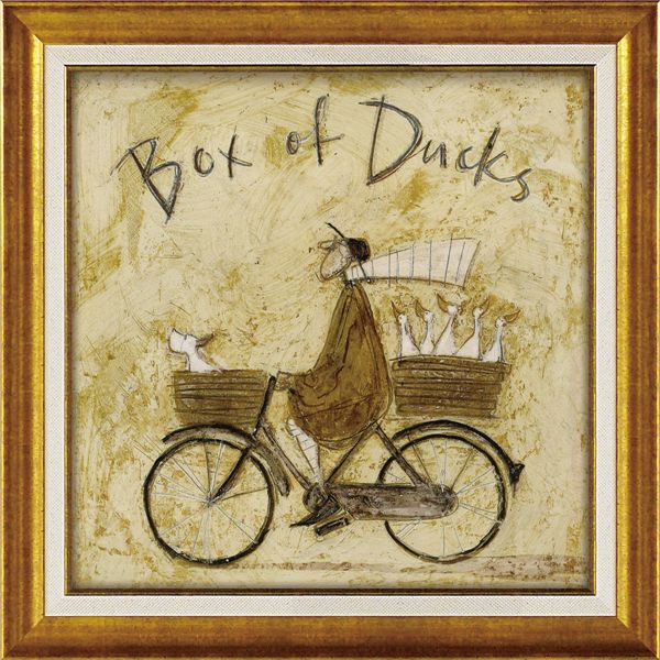 ユーパワー サム・トフト Gel加工 アートフレーム Mサイズ 「アヒル ボックス」