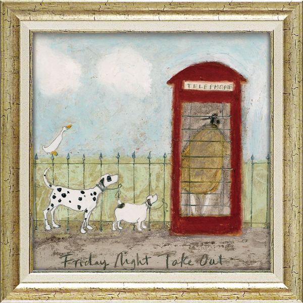 ユーパワー サム・トフト Gel加工 アートフレーム Mサイズ 「ハナキン」