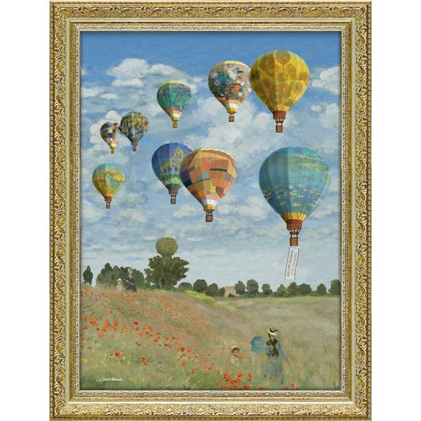 ユーパワー 白石創多 Gel加工 アートフレーム 「名画のバルーンフェスティバル」