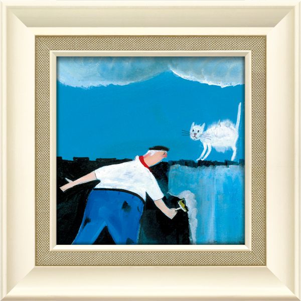 ユーパワー ジェニファー・ヴェルニー=フランクス Gel加工 アートフレーム 「ホワイト ウォッシュ」